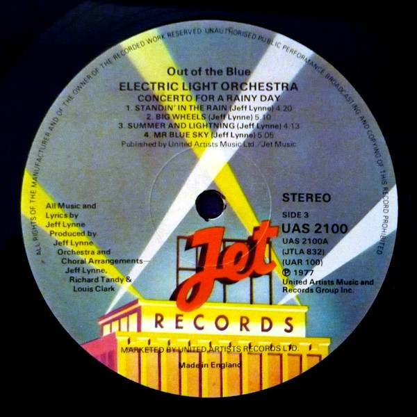 Electric Light Orchestra  Out Of The Blue : LP c  uk